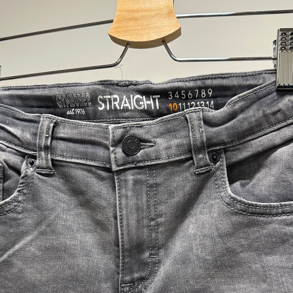 Gymboree Boy’s Straight Jeans in Charcoal